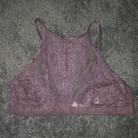 Light purple high neck bralette - Picture 2 of 4